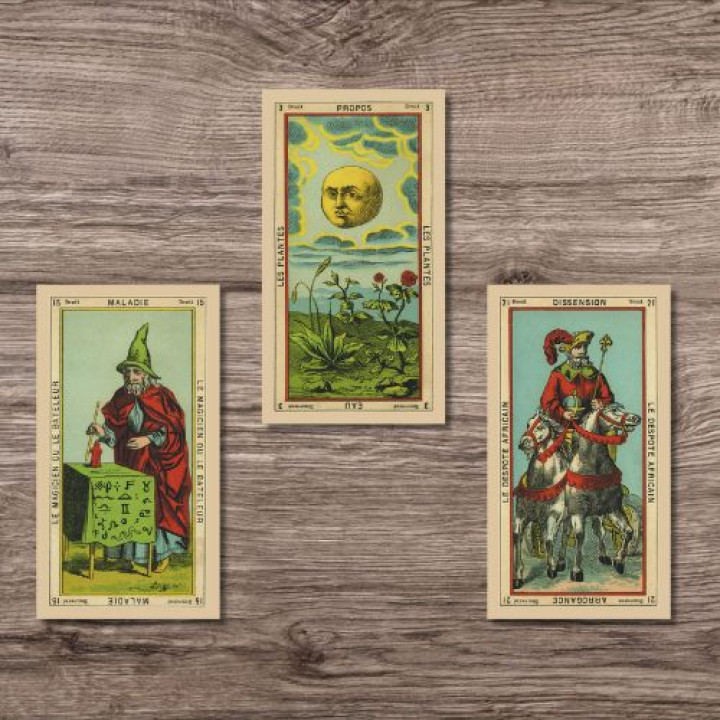 Book of Thoth. Etteilla Tarot (Таро Гранд Эттейла). Колода карт