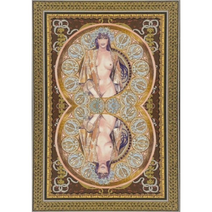 Chakras, Eros and Astrology. Manara. Erotic Oracle (Чакры, Эрос и астрология. Манара. Эротический оракул). Карты Таро. Milo Manara