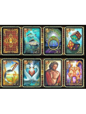 Gilded reverie Lenormand (Золотые мечты Ленорман). Карты Таро. Ciro Marchetti