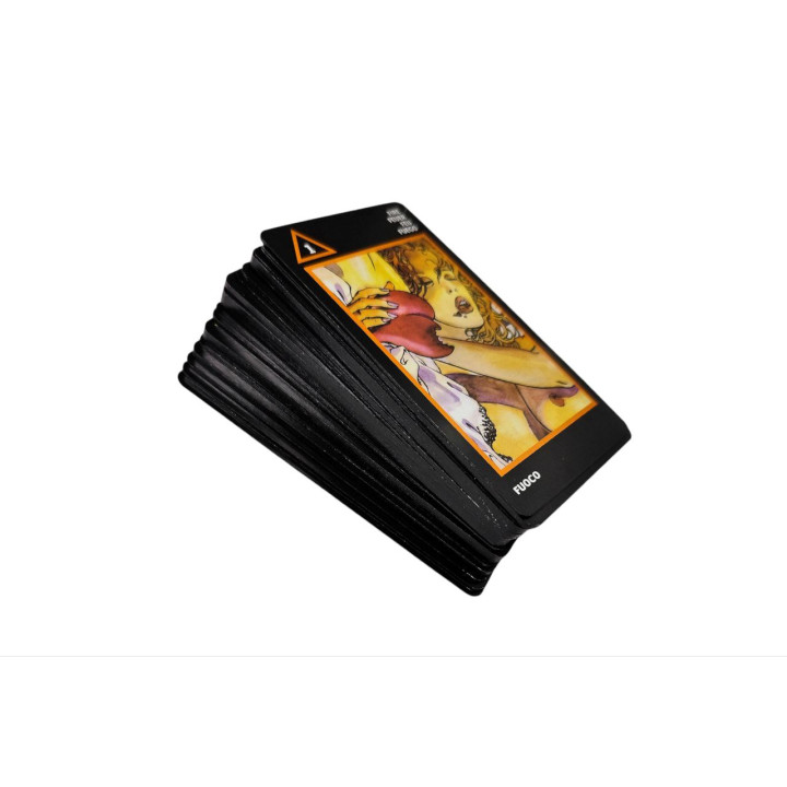 Manara. Erotic Tarot. Карты Таро с цветным срезом в металлической коробке