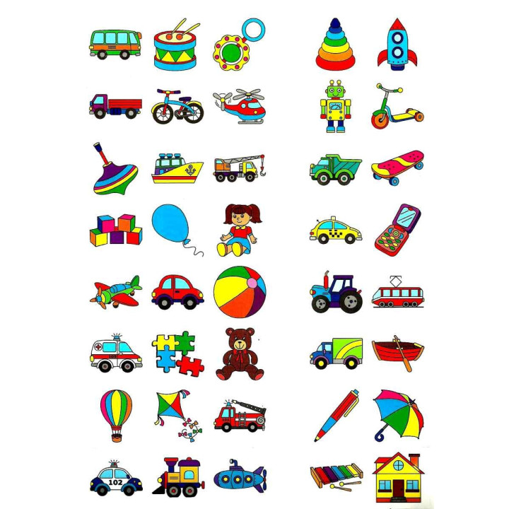 English for Kids. Іграшки і транспорт. Toys and Transport