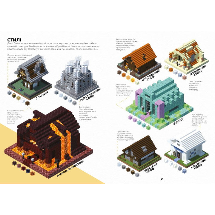 MINECRAFT Довідник Архітектора